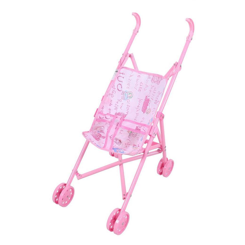 

Durable Interactive Dolls Pram Plastic Stable Baby Stroller Pretend Play Toys Doll Stroller for Boys Girls Babies Girls and Boys