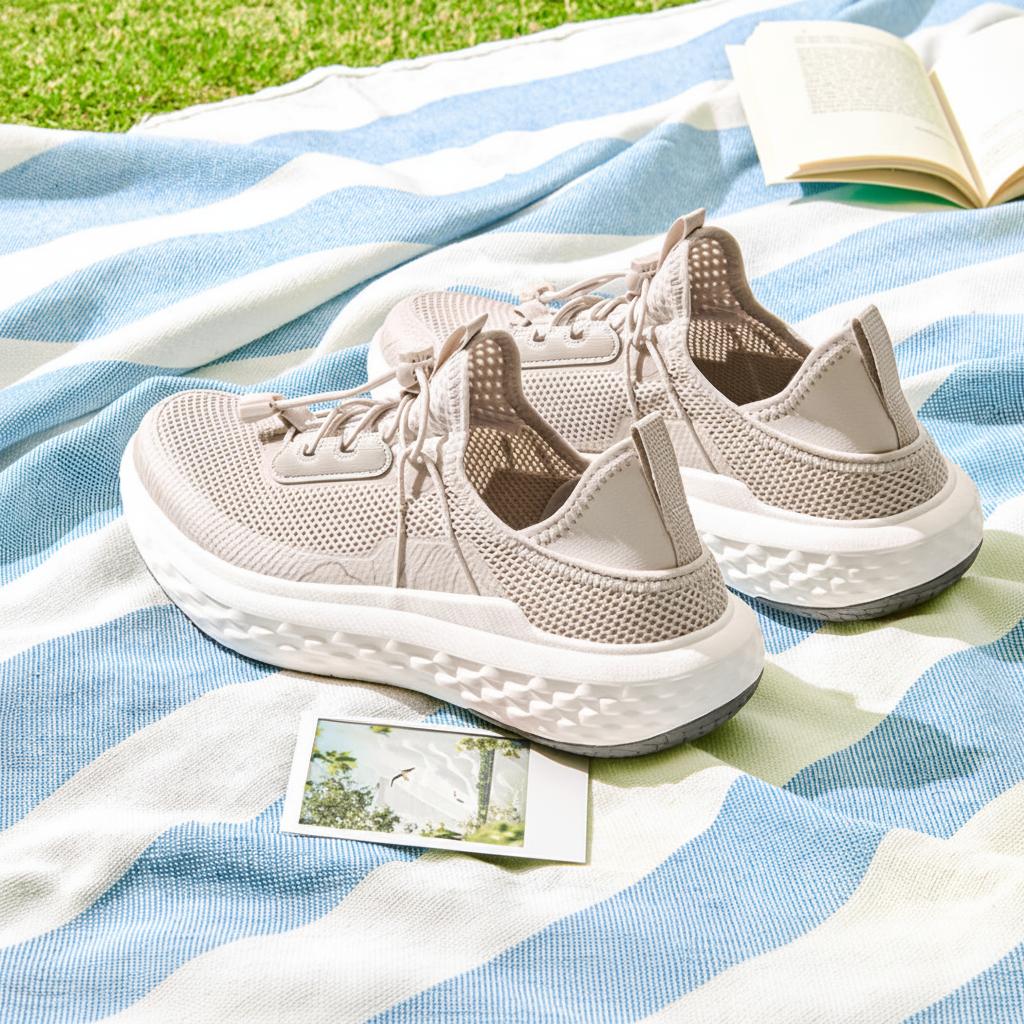 Anta Leisure Lightweight Breathable Thick Sole Comfortable Casual Shoes Men Sneaker 112628866-3