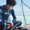 Mens Long Sleeve Rash Guard UPF 50 Sun Protection Swim Shirt Surfing Swimming Snorkeling