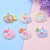 Colorful Luminous Cloud & Rainbow Pendant Jewelry Charm