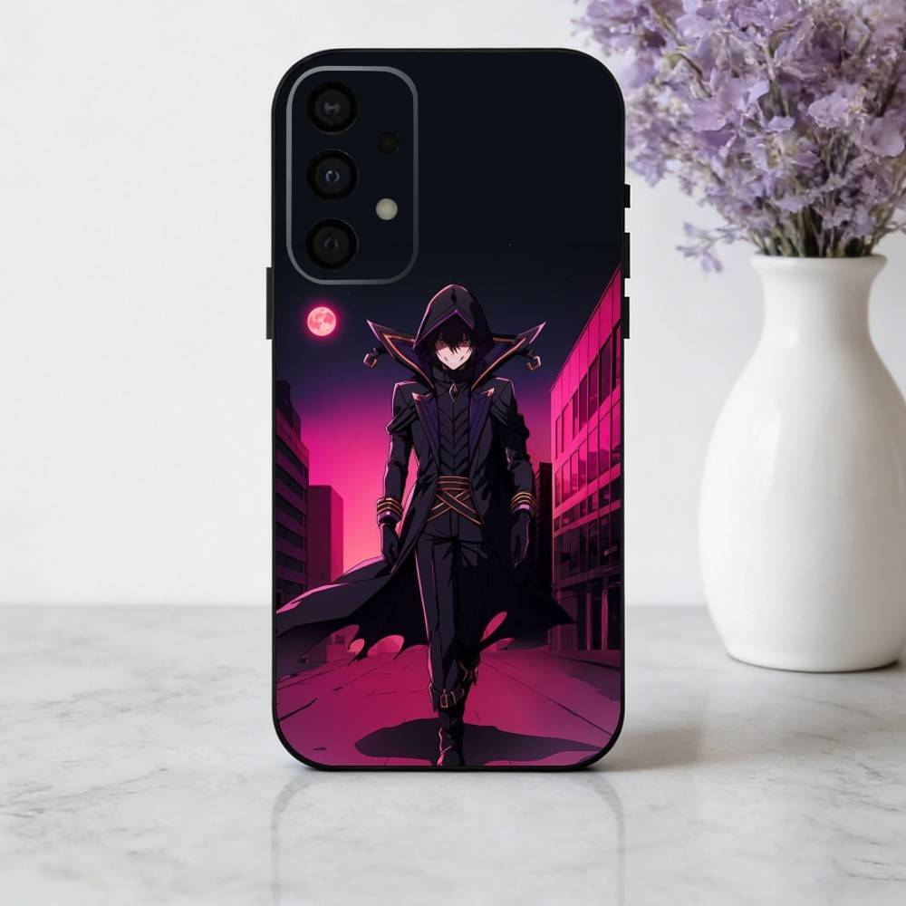 Manga The E-Eminence in S-Shadow phone Case For Samsung Galaxy A73,A72,A71,A70,A53,A52,A51,Others Soft Black Shell
