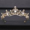 Coroană de Nuntă Bijuterii de Păr Accesorii de Păr de Mireasă Femei Coroană Baroc Strassuri Cristal Tiare Mireasă Regină Coroane de Petrecere Cadou
