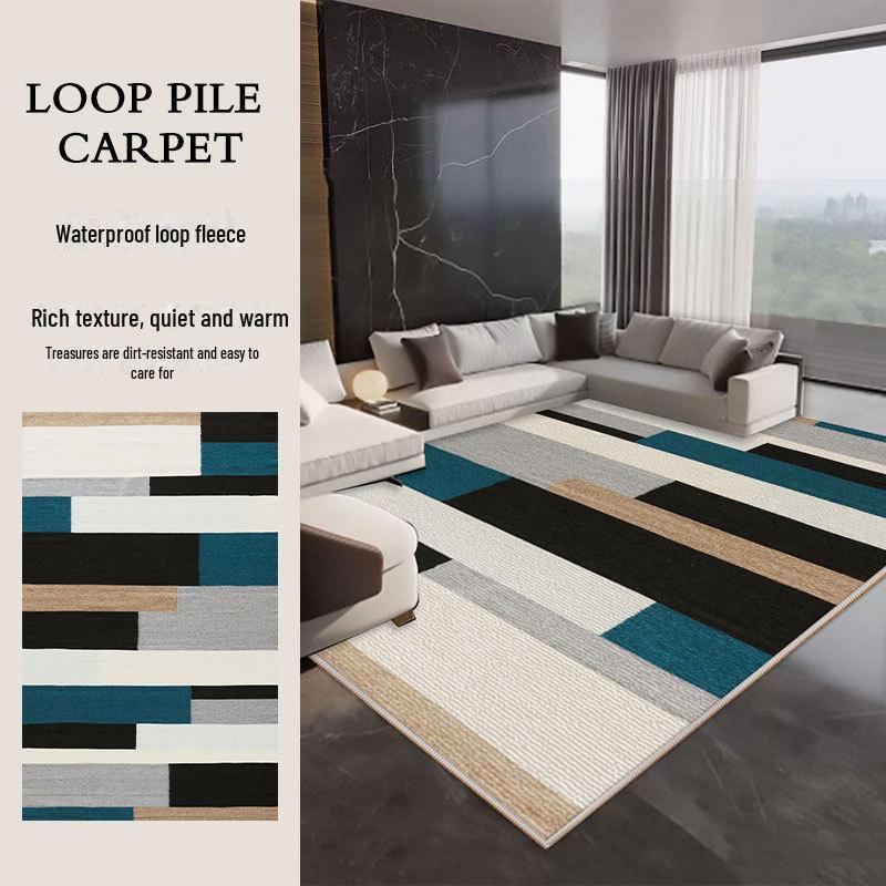 2024 Velvet Waterproof Stain-Resistant Carpet: Perfect for Living Room, Bedroom, Bedside, and Under Coffee Tables