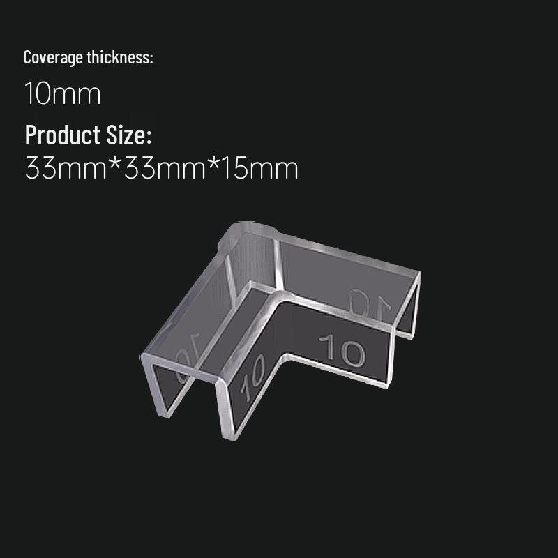 Transparent Soft Corner Protectors for Fish Tanks - Right Angle, Anti-Collision, Elastic for Children's Safety