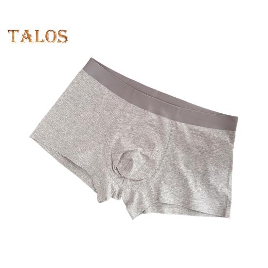 Men Boxer Underwear Mid-rise Elastic Waist U-Convex Breathable Cotton Crotch Shorts Briefs Seamless Thin Panties