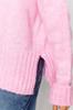 Women's Fashionable Stylish Sweater Stone Soft Textured Crew Neck Knitwear Sweater