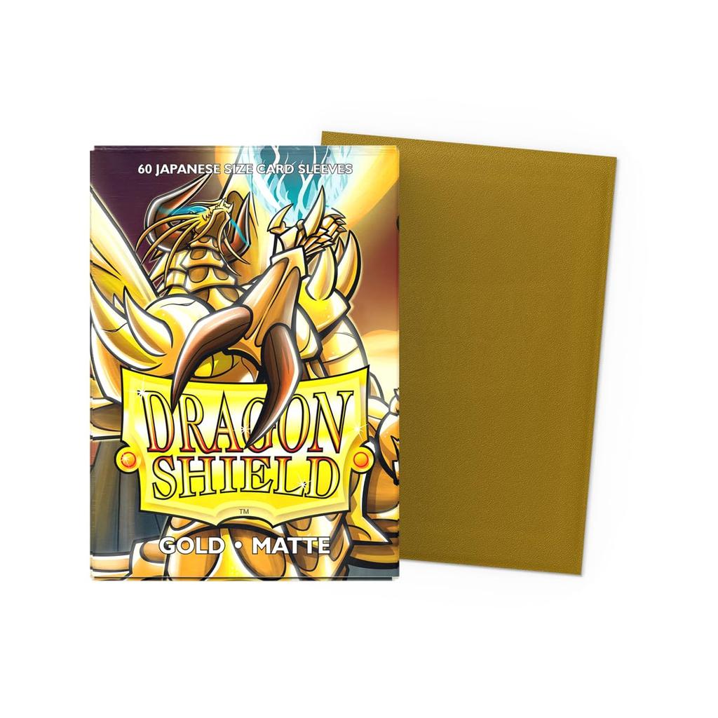 Dragon Shield Japanese Size Card Matte Sleeves 60 Carat Smooth and Durable Premium TCG Sleeves Compatible with and Vanguard Gold - - Yu-Gi-Oh,