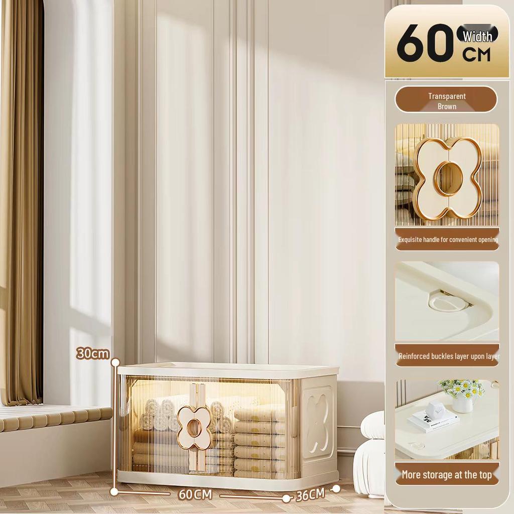 Super Large Foldable Storage Box for Clothes, Quilts, Toys, and Snacks