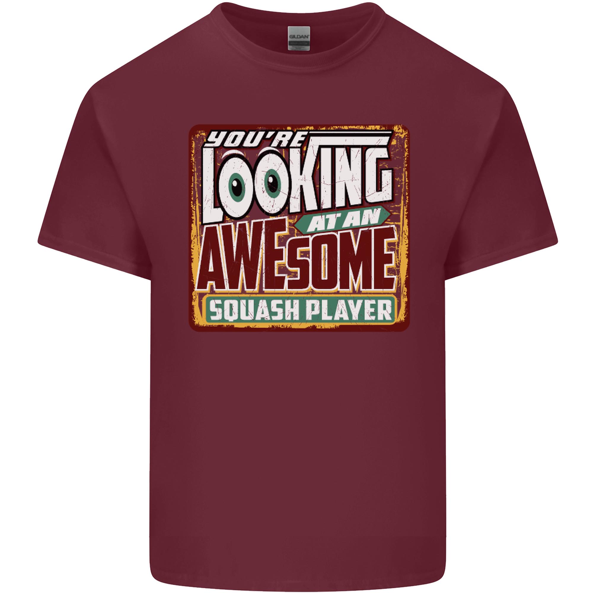An Awesome Squash Player Unisexs Light Cotton TShirt S