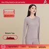 Women's Light Thermal Underwear Set - 80% Cotton, Modal, Spring/Autumn