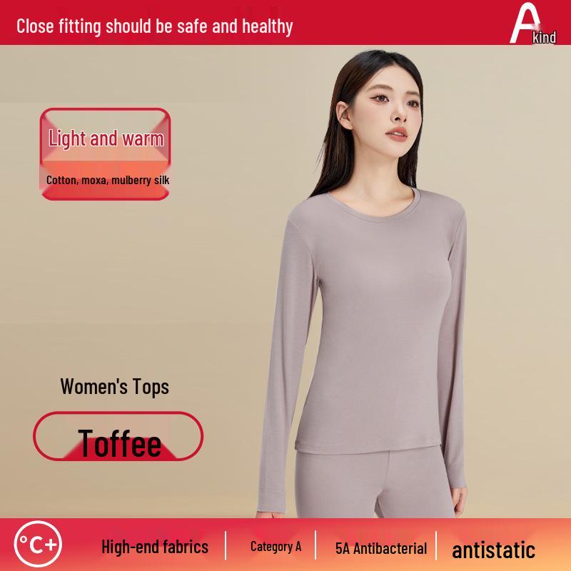 Women's Light Thermal Underwear Set - 80% Cotton, Modal, Spring/Autumn
