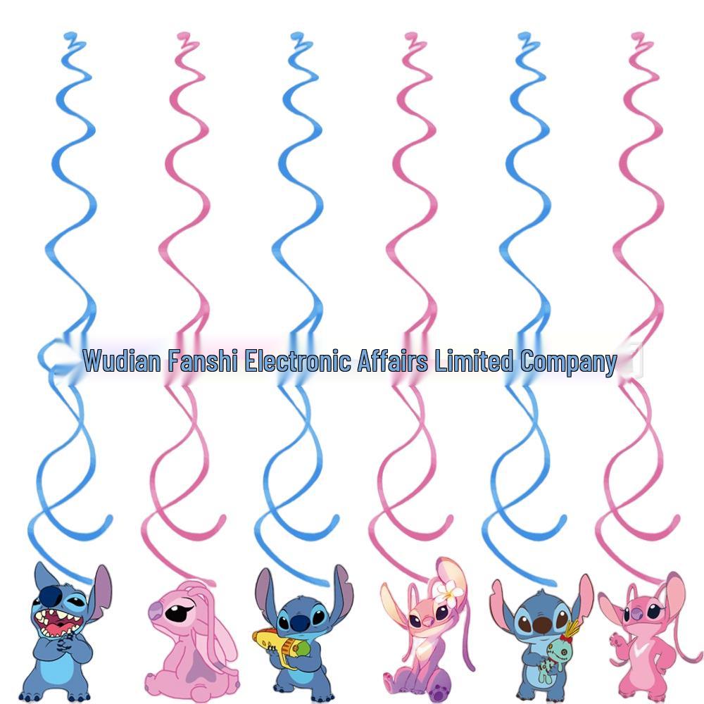 Lilo & Stitch Narozeninové Párty Potřeby: Papírové talíře, Ubrousky, Bannery, Ubrus a Dekorace