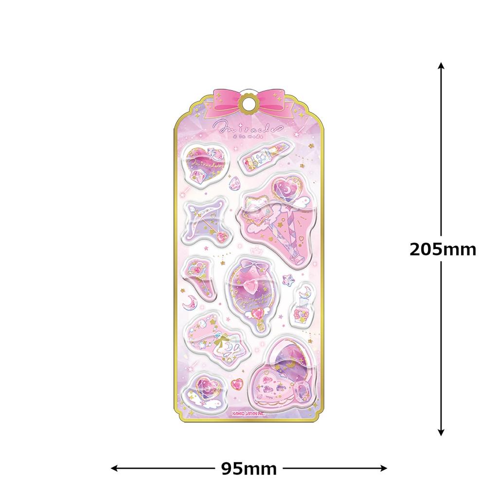 Kamio Japan Miracle A La 225893 Water-In Sticker, Mode, Pink,
