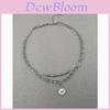 Geometric Layered Stainless Steel Pendant Necklace For Men And Women