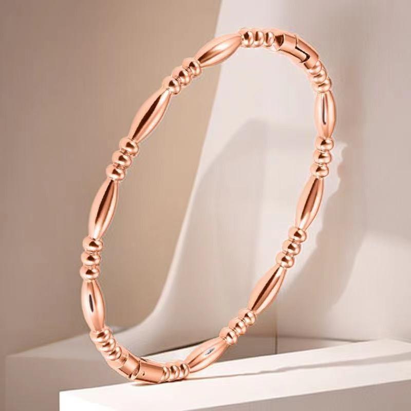 Bracelet Girls Niche Titanium Steel Jewelry Premium Sense Ins Wind Nail Opening Jewelry