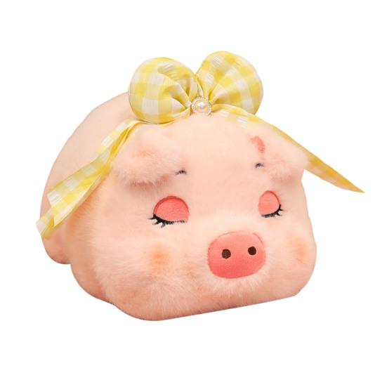 Soft Pig Plush Pillow Cute Pink Pig Hugging Pillow Stuffed Animal Throw Cushion Birthday Gift for Kids Girls