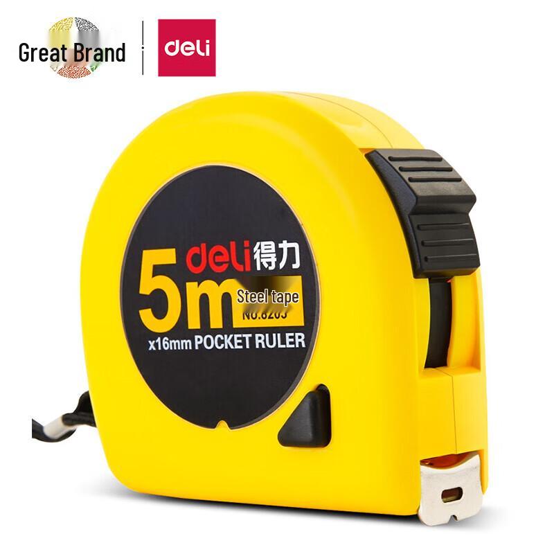 Deli 5m Locking Steel Tape Measure