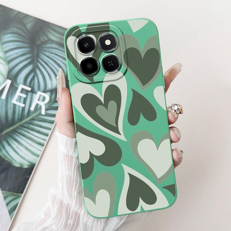 6.61" For Honor X6c 2025 Case Cute Panda Rabbit Soft Liquid Silicone Shockproof TPU Back Cover For HonroX6c Play 9C NIC-LX1 Para
