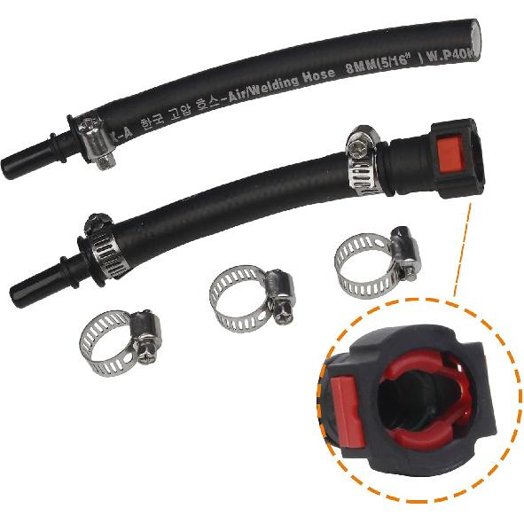 Universal Fuel Pressure Gauge Kit With Quick Connected Hose,0-100 PSI Fuel Pump Tester,Fuel Injection Pressure Tester Fuel Pressure Tester Kit Gas