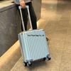 18-inch Lightweight Carry-On Suitcase for Men and Women - Airline Approved, Horizontal Design with Lockable Trolley.