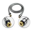 Modern Wall-mounted Chrome T-Adapter Shut-off Valve Horizontal Spray for Bathroom Toilet Bidet Brass