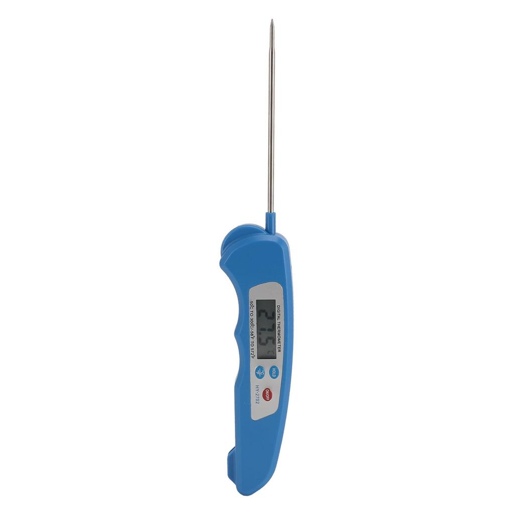 Digitales Fleischthermometer Lange Sonde Faltbares Lebensmitteltemperaturmessgerät für Küche Kochen Outdoor