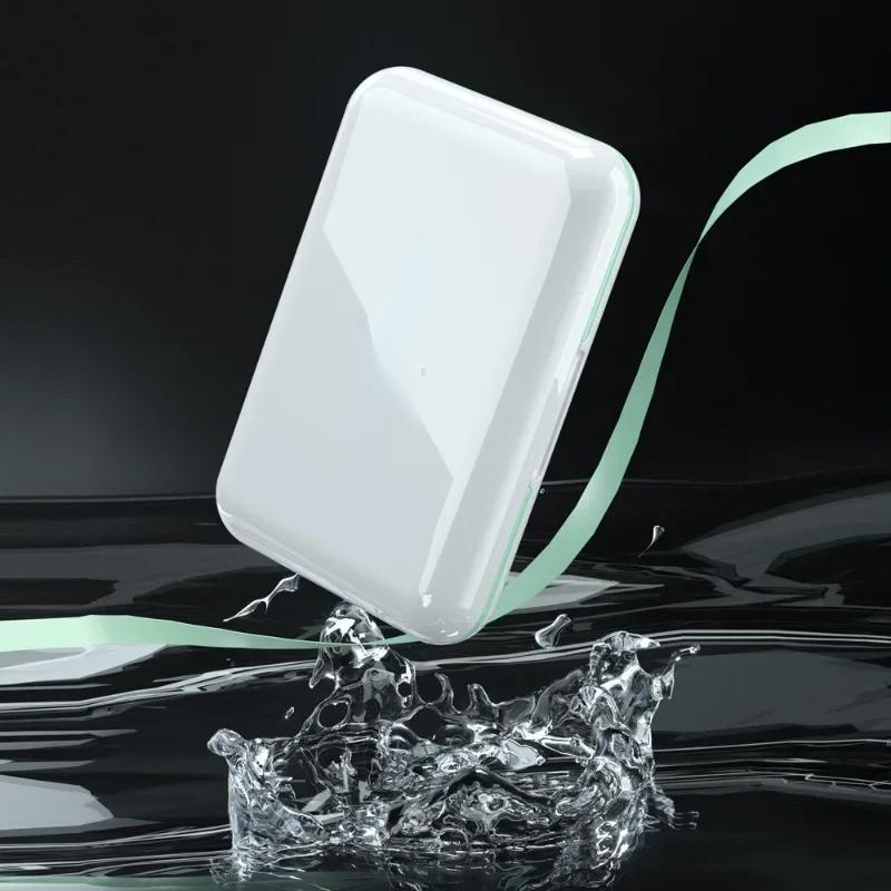 Medikamentenbox mit 6 Gittern und großem Fassungsvermögen, 7 Tage feuchtigkeitsbeständig, versiegelte Pillendose, tragbare Kapsel-Vitamin-Pillen-Aufbewahrungsbox für Reisen