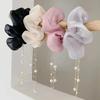 Girl's Fashion Tassel Pearl Curly Hair Tie Gentle and Elegant Headband Girl's Temperament Hair Accessories Creative Gifts Decor