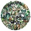 50 Transparent Forest Witch Sticker Pack Waterproof Transparent PET Handbook Material Decorative Guitar Notebook