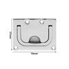 2pcs Hatch Pull Flush Lift Solid Boat Ring Hatches Handles with Screws