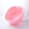 Thickened Apple-Shaped Plastic Foot Spa Basin for Massage and Soaking