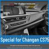 Changan CS75 Interior Carbon Fiber Console Sticker (14-21) - Free Replacement Included