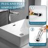 Oxinome Popup Drain for Bathroom Sink,Kouglh Drains Plug Filter,Timnamy Universal Stainless Steel Strainer for Bathroom Sink Kitchen Shower (2pcs)