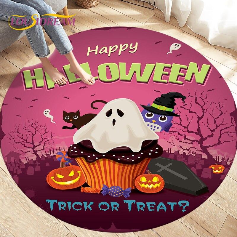 Cartoon Gamer Game Controler Area Koberec,Koberec s kulatým kobercem do obývacího pokoje Ložnice Dekorace,Děti si hrají plazící se protiskluzová podložka na podlahu