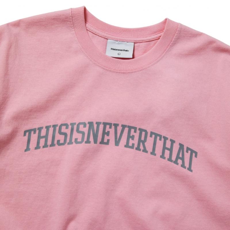 ThIs Is Never That Arch Logo Tee Pink