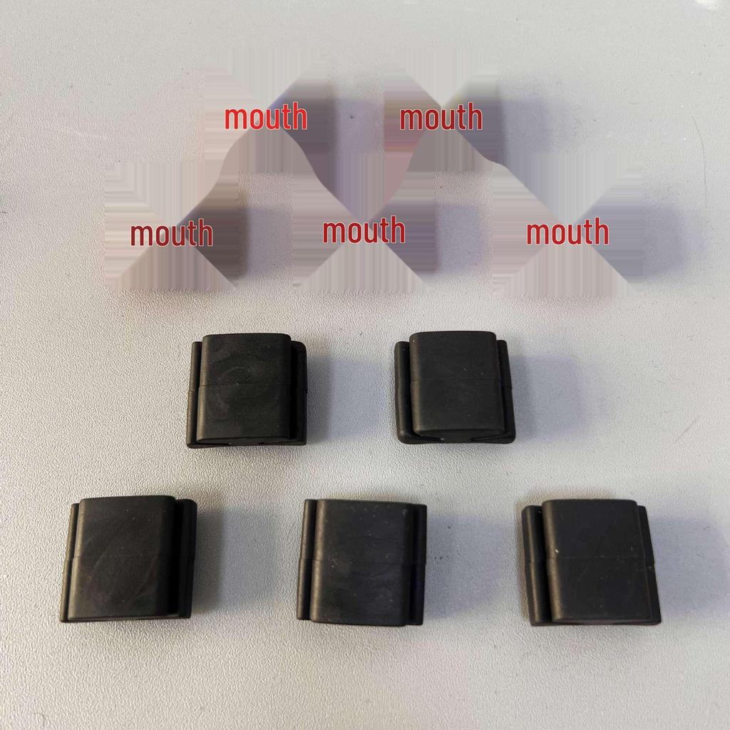 Rubber Guitar Pick Holder Cover - 5 Pack, New Square Model W010C