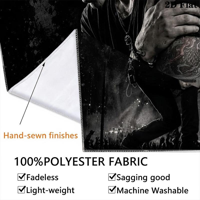 Linkin Park Wall Tapestry Aesthetic Wall Hanging Printed Fabric Blanket Decorative Tapestries for Bedroom Living Room Home Decor
