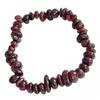 Elastic Bracelet with Pearl Chips In Garnet - 50mm