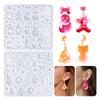 Holiday Themed Silicone Jewelry Mould for Creating Unique Christmas Earrings With Resin or Polymers Clay
