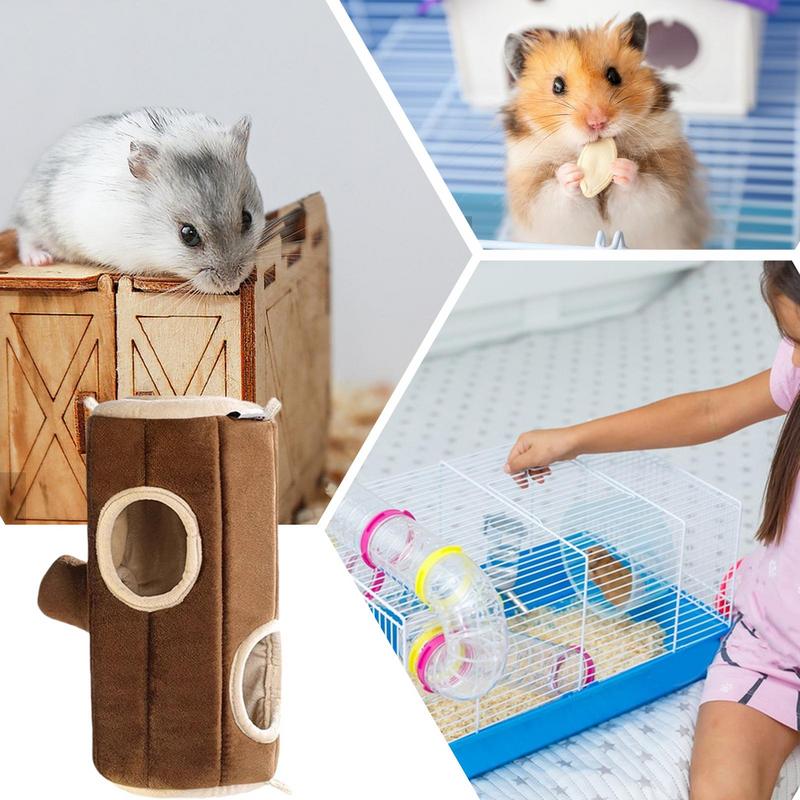 Hammock Warm Bed Small Animal Tube Cage House Small Animal Tube Cage House Hamster Warm Bed Guinea Tunnel House Double Sided