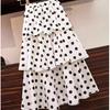 Polka Dot Skirt In The Long Summer Fairy Skirt Chiffon Skirt Cake Skirt