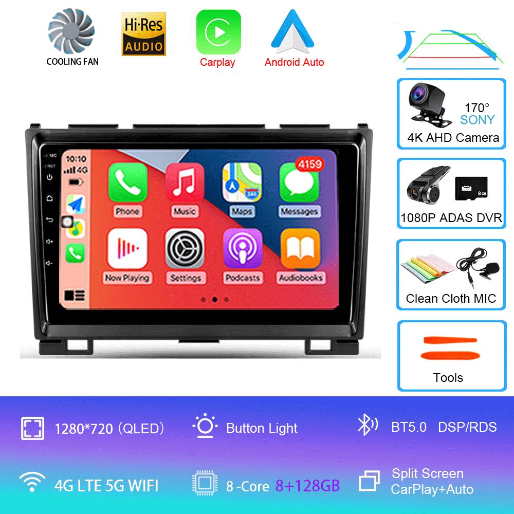 Car Radio Android 14 Carplay For Great Wall Haval Hover H5 H3 2011 - 2016 Navigation Multimedia Player Stereo WiFi+4G video BT