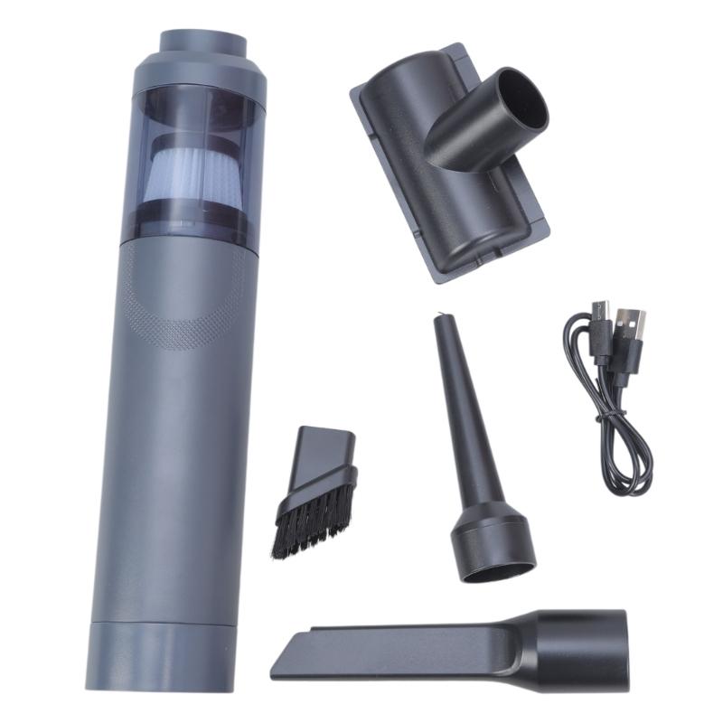 Portable Hand Vacuum for Car and Home Strong Suction Dust Cleaner USB Charging Washable HEPA Filter for Pet Hair Removal