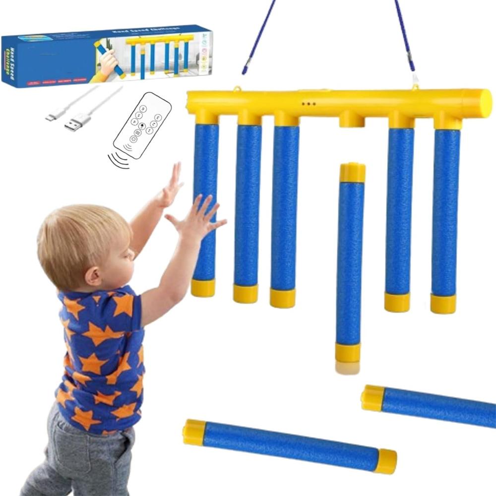 Reflex Drop Sticks Challenge Game with Remote Control 3 Speed Modes Hand-Eye Coordination & Reaction Training Toy Kids Adults