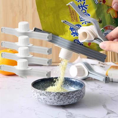 Lebensmittelkonservierungsclip Schraubverschluss Verschlussclip Gewürzbeutel Milchpulver Salzbeutel Verschlussclip Snack-Gadget Küchenzubehör