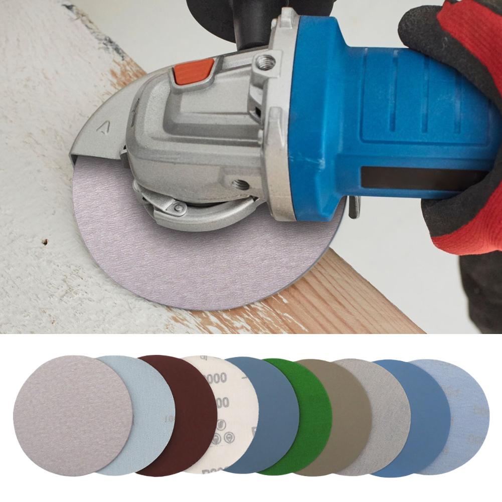 25Pcs 5 Inch Sandpaper 1000-5000 Grit Hook and Loops Wet Dry Sanding Disc Wet Dry Sandpaper for Auto Wood Polishing & Finishing