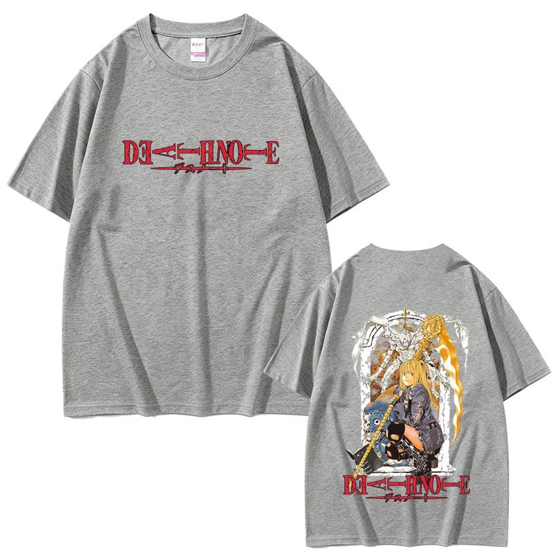 Anime Death Note Ryuk Misa Merch Tshirt Unisex Women Casual Oversized Soft Cotton Short Sleeve Cartoon Unisexga Cosplay Streetwear