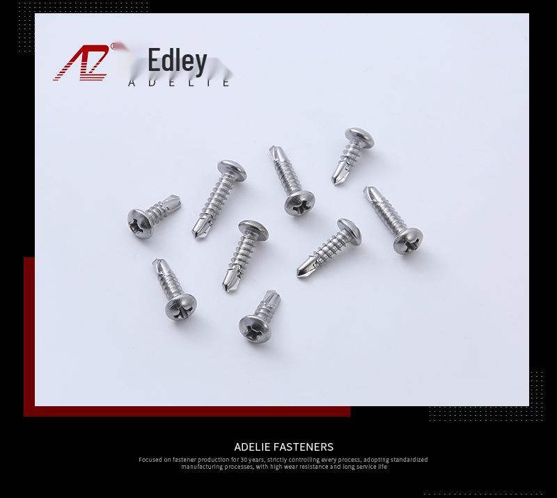 410 Stainless Steel Round Pan Head Self-Drilling Screws