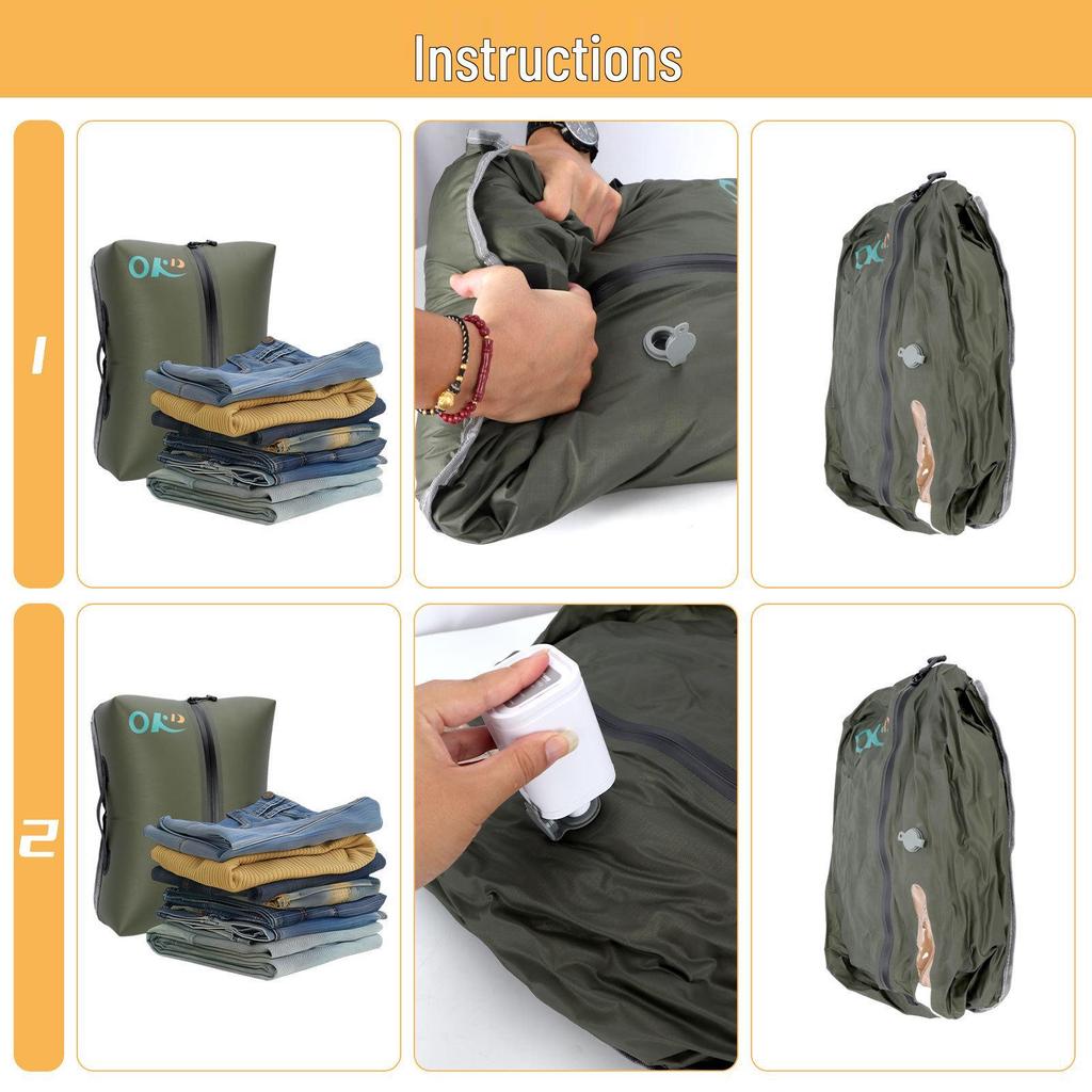 16L Second Gen TPU Vacuum Compression Clothes Storage Bag for Suitcases