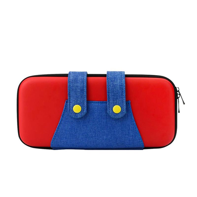 

For Switch 2 2025 Case, Protective Case with 10 Game Cartridge Holders, Travel Carrying Storage Pouch - Red Blue
